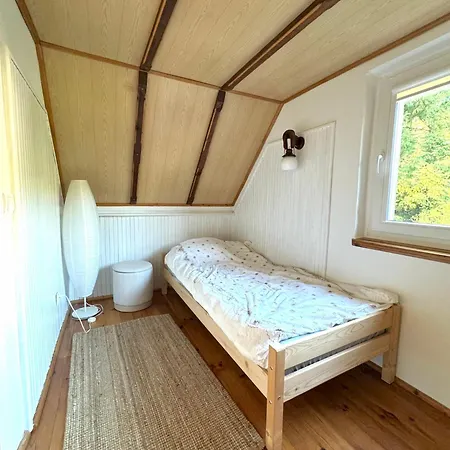 Nad Jeziorem Trzechowskim W Lesie Letniskowy Na Wsi * Iwiczno